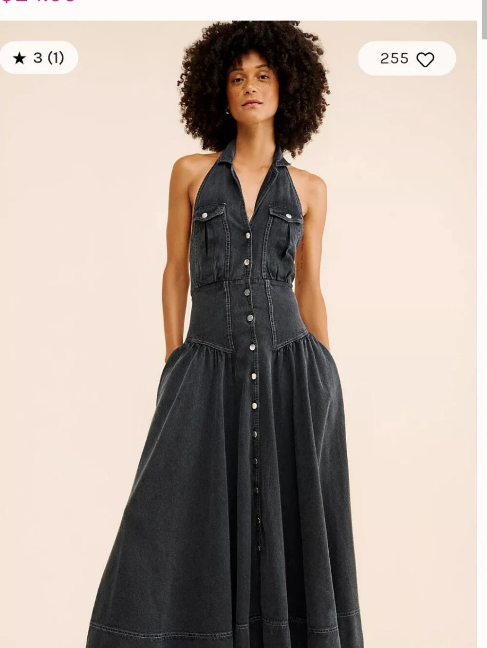 Free People halter neckline